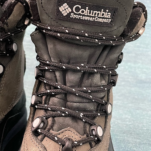Columbia Gray Insulated Omnitech Waterproof Nisqually Winter Boot Size 6.5 - Picture 16 of 16